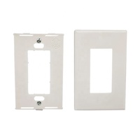 1-4 Ventes de groupes Couvercle de plaque murale sans vis Plastique PC Vente en gros