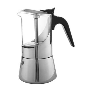 <span class=keywords><strong>Cafetera</strong></span> Moka de <span class=keywords><strong>Vidrio</strong></span> para Estufa, 240 ml, Uso Doméstico, Fabricada por SEECIN OEM, <span class=keywords><strong>Cafetera</strong></span> <span class=keywords><strong>Italiana</strong></span> - Product Image 2