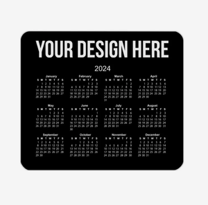 Tapis de souris calendrier horizontal personnalisé avec logo, base antidérapante, pour bureau, ordinateur, événement promotionnel, cadeau - Product Image 6