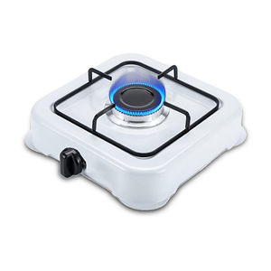 European-Style Simple Stainless Steel <strong>Gas</strong> Cooktop Portable Outdoor Picnic Stove Windproof <strong>Cover</strong> Multi-Burner Option
