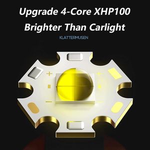 Lampe frontale LED P100 puissante, étanche IP55, rechargeable par USB, faisceau réglable, lumière de sécurité extérieure - Product Image 5