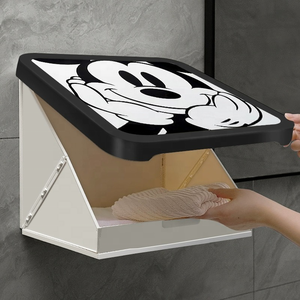 Baño decorar <span class=keywords><strong>Mural</strong></span> sin perforaciones montado en la pared colgante plegable impermeable gabinete caja de almacenamiento para almacenamiento de ropa - Product Image 5