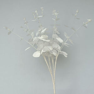 Ramas de tallos de eucalipto esmeriladas y polvorientas artificiales de eucalipto, relleno de ramo, maceta colgante de cocina, maceta de eucalipto a la venta, para uso en la cocina - Product Image 2