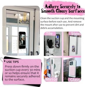 Funda de Silicona con Adhesivo de Succión para Teléfono, Agarre Fuerte, Manos Libres para Uso en la Cama, 2.17x3.15 Pulgadas - Product Image 4