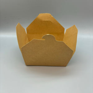 Contenedor de papel Kraft desechable de grado alimenticio para llevar cajas de embalaje de hamburguesas de comida rápida para sushi para llevar - Product Image 3