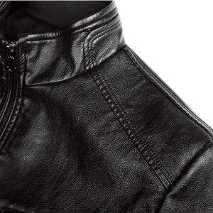 Chaqueta de Cuero de Alta Calidad, Estilo Premium, Mejores Precios, Buen Fabricante, Marca Privada, para Hombre, Ropa de Invierno para Exteriores, Chaqueta Elegante - Product Image 3