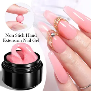 BORN PRETTY Clear White Nude Solid Gel Extension 15ml Non-stick Nail Extension Carving Gel Polish