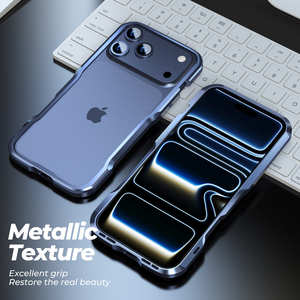 Custodia Protettiva in Metallo Luphie per <span class=keywords><strong>iPhone</strong></span> 18 17 Pro Max / Pro 17 Air / 17 - Cornice in Alluminio - Product Image 6
