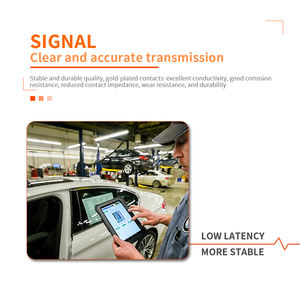 Benutzer definiertes OBD2-Anschlusskabel, aufgeteilt in AMP Supers eal 1.5 Kfz-Steck verbinder 3-polig mit Gleichstrom anschluss Wasserdichtes Kabel - Product Image 3