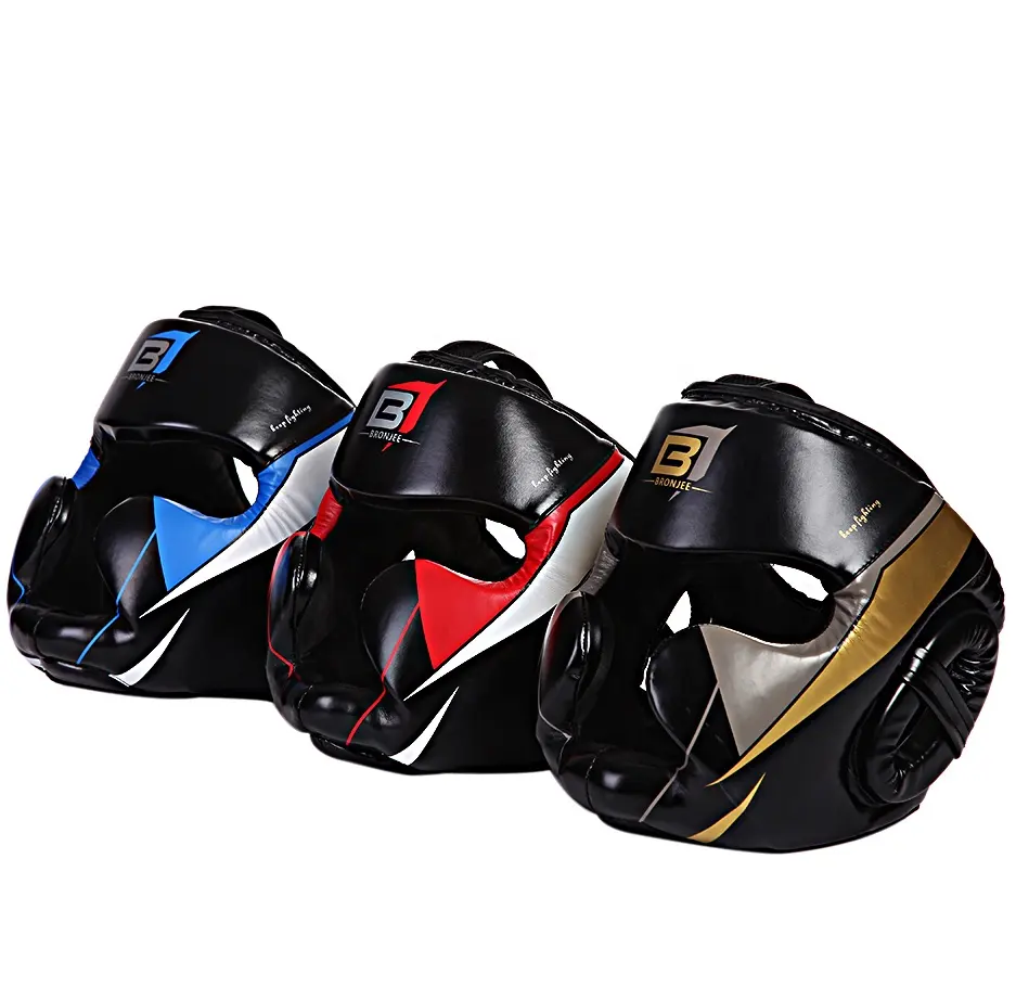 Patada pu proteger casco boxeo cabeza equipo MMA boxeo entrenamiento cabeza protector