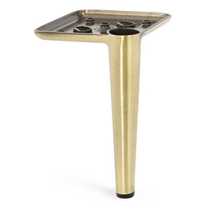 Gamba in metallo Birdie - Finitura in ottone spazzolato Q&Q, altezza (h) 150 - Product Image 1