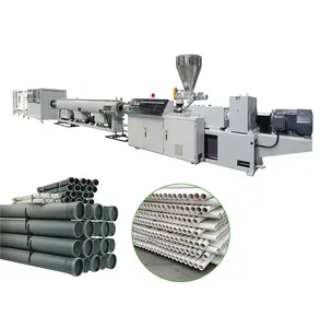 PVC Conduit Tube Extrusion Line High Speed two Cavity PVC Pipe Production Equipment Machine