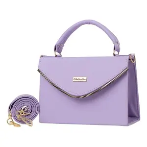 Bolso Bandolera Dacia Lilac Fana, PU, Poliéster, Impermeable, Estilo Vintage, Asa Individual, 18 cm x 6 cm, Para Uso Diario - Product Image 3