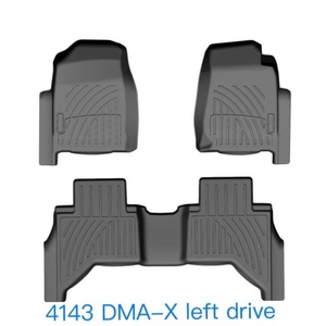 แผ่นรองพื้นรถยนต์ KQD Factory แบบเต็มชุด 3 มิติ TPE กันน้ำ สำหรับรถยนต์ D-MAX ปี 2019~2020 - Product Image 1