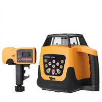 Niveau laser rotatif industriel automatique de construction de précision, ligne rouge, auto-nivelant, portée 500m, faisceau rouge, batterie au lithium en option