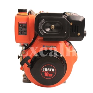 Moteur diesel monocylindre refroidi par air de haute qualité 10hp 186FA 10hp pour équipement de construction - Product Image 4