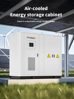 Système de stockage d'énergie BESS tout-en-un refroidi par air pour extérieur, batterie au lithium 100 kW/215 kWh pour système solaire, prise en charge parallèle jusqu'à 1 MWh