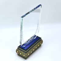 Trophée de cristal Gravé Sports Souvenirs Award Verre Champions Rewards League Cup