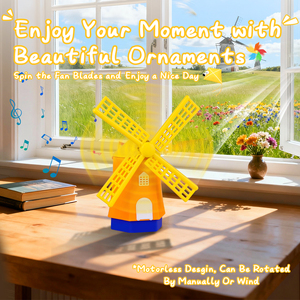 Altavoz Inalámbrico con Diseño de Molino de Viento, Acogedor y Estilo Hygge, Decoración de Escritorio Portátil, Reproductor de Música Cálido para el Hogar, para Niños y Niñas - Product Image 6