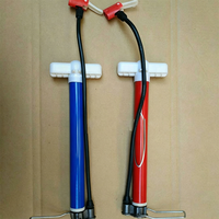 Mini pompe à air manuelle multifonctionnelle en acier pour pneus de vélo, avec pression de 30-50 PSI, pour scooter, ballon, moto