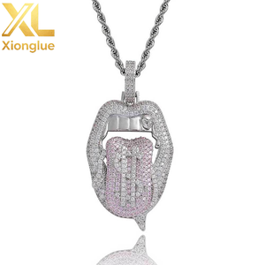 Collar con Colgante Moderno 2026 para Hombre y Mujer, Chapado en Oro de 18K, Cobre con Circonita, Joyería Hip-Hop, Regalo - Product Image 1