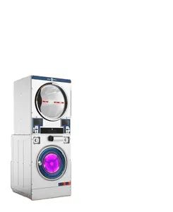 Lavadora y secadora comercial industrial, máquina <span class=keywords><strong>de</strong></span> lavado y secado con monedas/<span class=keywords><strong>tarjetas</strong></span> para negocios <span class=keywords><strong>de</strong></span> lavandería - Product Image 1