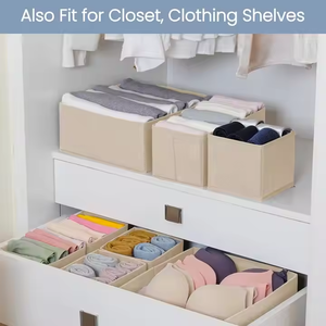Organizador plegable multifuncional de 8 piezas con logotipo personalizado, contenedor de almacenamiento, armario para ropa de sala de estar - Product Image 5