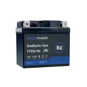 Gecenpower 12V Na + オートバイスターターバッテリーYTX5A 3000サイクルメンテナンスフリー高速ナトリウムイオンバッテリー - Product Image 2