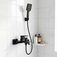 Ensemble de robinets muraux en laiton de haute qualité pour robinet de salle de bain et robinet de baignoire