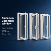Ventana y Puerta Corrediza de Aluminio Moderna, Venta al por Mayor de Fábrica, Tamaño Estándar, Insonorizada, Doble Acristalamiento, Colores RAL Personalizados