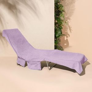 Telo Mare Grande ad Asciugatura Rapida con Tasche per Lettini Prendisole, Piscina e Viaggi - Ideale per l'Estate - Product Image 1