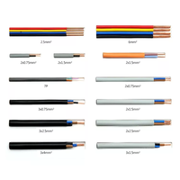 Cables Eléctricos y Alambres de PVC PTFE Desnudos y Trenzados THW/TW de 8, 10, 12 y 14 AWG, 220V/380V, Económicos, para Cableado de Instalaciones Eléctricas
