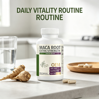 Capsules de Maca Extra Forte Lepidium Meyenii pour le Soutien de la Beauté, 90 Comprimés, Complément Alimentaire