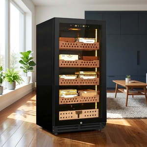 Caja para Cigarros de Madera de Cedro Español NE-146-P, de Lujo para el Hogar, con Temperatura y Humedad Constantes, de Una Puerta - Product Image 2