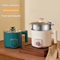 Yolecen 304 Casserole Électrique Multifonction Tout-en-un, Cuiseur à Riz, Vapeur, Pot à Nouilles Instantanées/Malatang pour Dortoirs