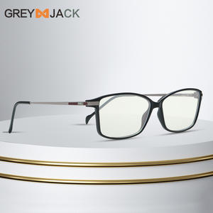 Monturas de Gafas Rectangulares Greyjack, Marco Completo Tr90, Anti Luz Azul, Unisex, Gafas Ópticas para Adultos, Estilo Europeo - Product Image 3