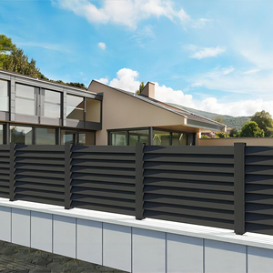 Pannello di Recinzione a Listelli Orizzontali in Alluminio da Fabbrica Professionale per Giardino e Balcone Profilo Frangivista - Product Image 6