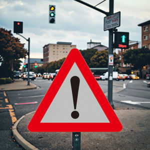 Señal <span class=keywords><strong>de</strong></span> tráfico Placa Señal <span class=keywords><strong>de</strong></span> advertencia Placa <span class=keywords><strong>de</strong></span> aluminio Señal <span class=keywords><strong>de</strong></span> recordatorio Triangular reflectante - Product Image 4