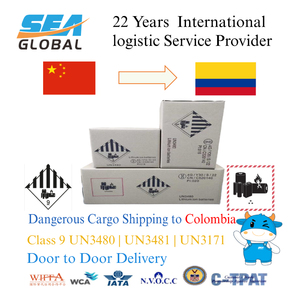 Agent d'expédition de marchandises dangereuses de Chine vers la Colombie Transitaire maritime LCL Expédition de batteries Services logistiques Ex-works <span class=keywords><strong>FOB</strong></span> <span class=keywords><strong>DDP</strong></span> - Product Image 1