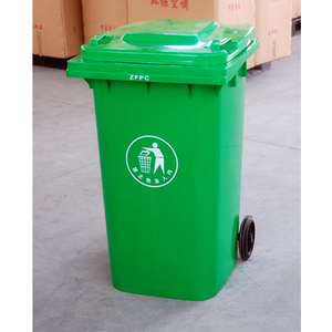 240L Public <span class=keywords><strong>Poubelle</strong></span> À Roulettes <span class=keywords><strong>Poubelle</strong></span> En Polyéthylène Hdpe Boîte Extérieure Déchets Vert <span class=keywords><strong>Poubelle</strong></span> - Product Image 3