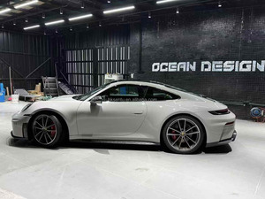Nuevo kit de carrocería de fibra de carbono seca estilo GT3 para 911 Convertible (992) 2020- con parachoques, faldones laterales, alerón y capó, incluye tornillos - Product Image 5