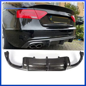 Difusor Trasero de Fibra de Carbono Real para <span class=keywords><strong>Audi</strong></span> <span class=keywords><strong>A5</strong></span> S5 B8.5 2012-2016, Divisor de Parachoques Trasero, 2012 2013 2014 2015 2016 - Product Image 2