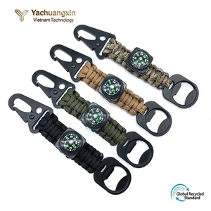 GoalFit Outdoors - Cinturón de Cuerda de Nailon Hecho a Mano con Brújula Integrada para Kit de Supervivencia Multifuncional, Escalada y Emergencias al Aire Libre - Product Image 6