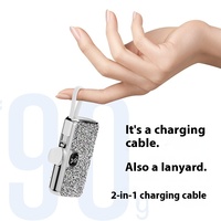 Mini banque de puissance de poche compacte 5000 alimentation de poignée de téléphone d'urgence en forme de capsule populaire transfrontalière embellissement de diamant