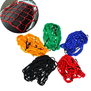 Acessórios para Motocicleta Rede Elástica para Bagagem 30 X 30cm 40 X 40cm com 6 Ganchos Metálicos, Rede para Tanque de Combustível e Capacete OEM - Product Image 4