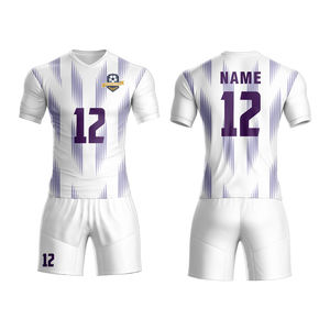 Alta qualidade dos homens Poliéster Inner Desgaste Quick Dry Uniformes De Futebol Kits Respirável Soccer Jerseys Bordado OEM Personalizado - Product Image 5