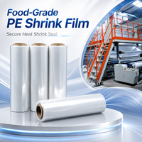Film plastique souple PE industriel haute transparence, marque Formax, qualité alimentaire, protection de surface, résistant aux rayures