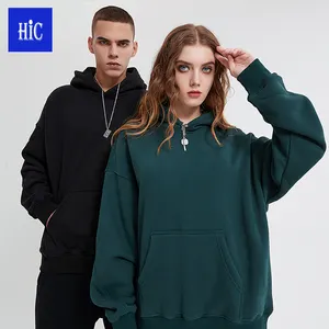 High quality oversized 400G printing fleece hoodies blank sweatpants shoulder drop hoodies and sweat pants set