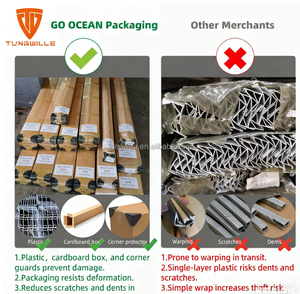 <span class=keywords><strong>Perfil</strong></span> de aluminio <span class=keywords><strong>LED</strong></span> sin ranuras para retroiluminación, línea de esquina superior, línea de zócalo, luz de pared, decoración del <span class=keywords><strong>techo</strong></span> del hogar - Product Image 6