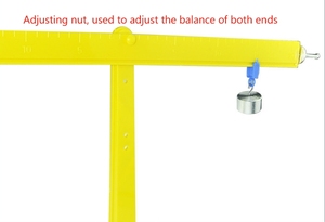 Palanca de Experimentación para Explorar el Equilibrio, Regla de Palanca, Material Didáctico de Física, Plástico y Metal, 34.5x34.5cm, para Primaria y Secundaria - Product Image 5